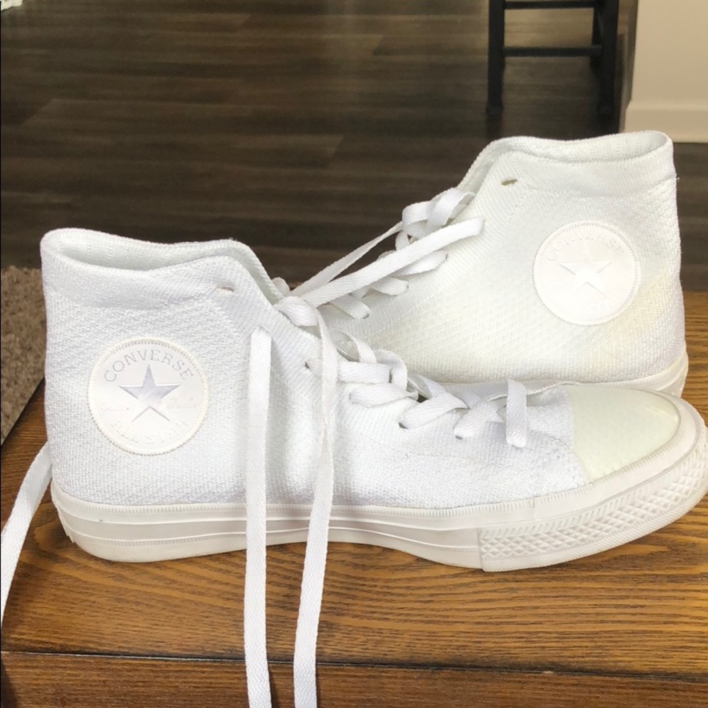 Converse HighTops with Nike FlyKnit fabric